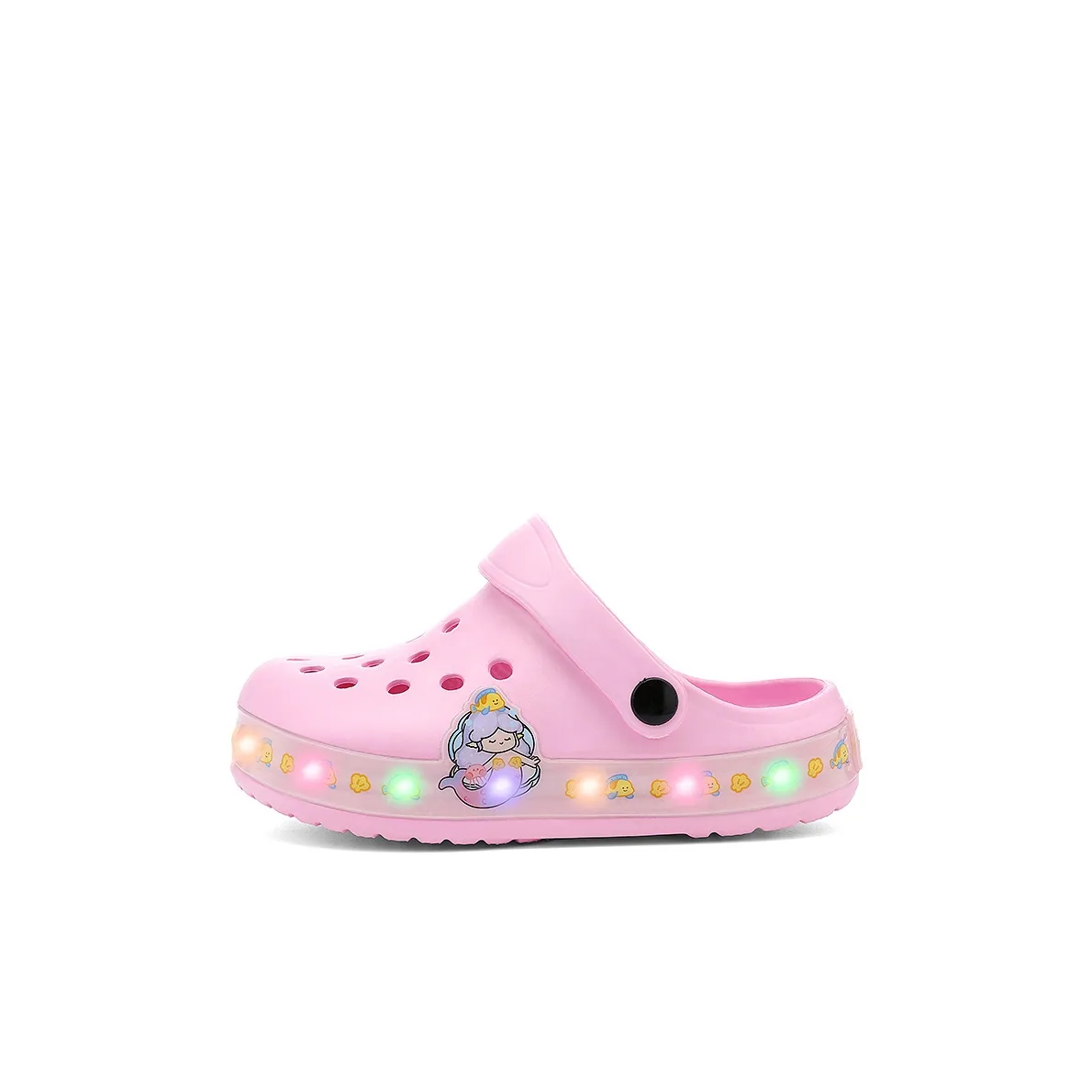 NEZHACHAOHAI Детские перфорированные тапочки Low Топ DW885 Pink Mermaid Kids