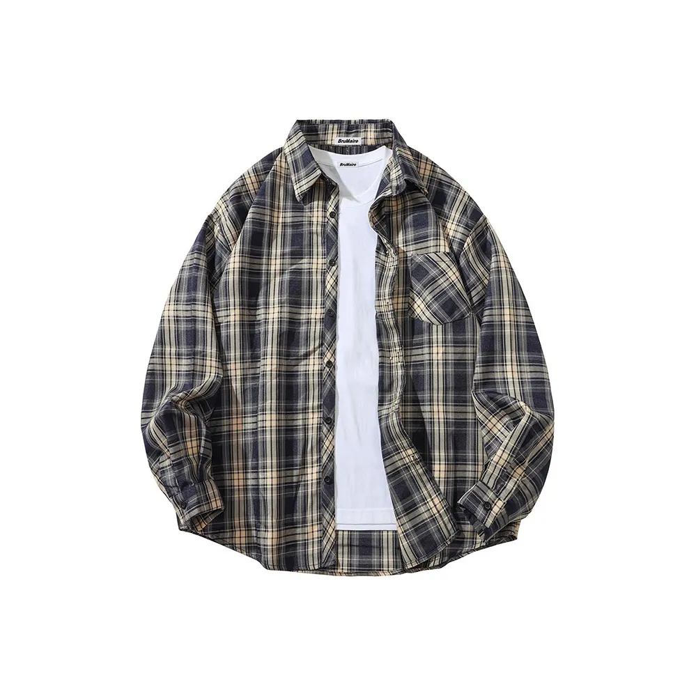 Shell button shirt fastening