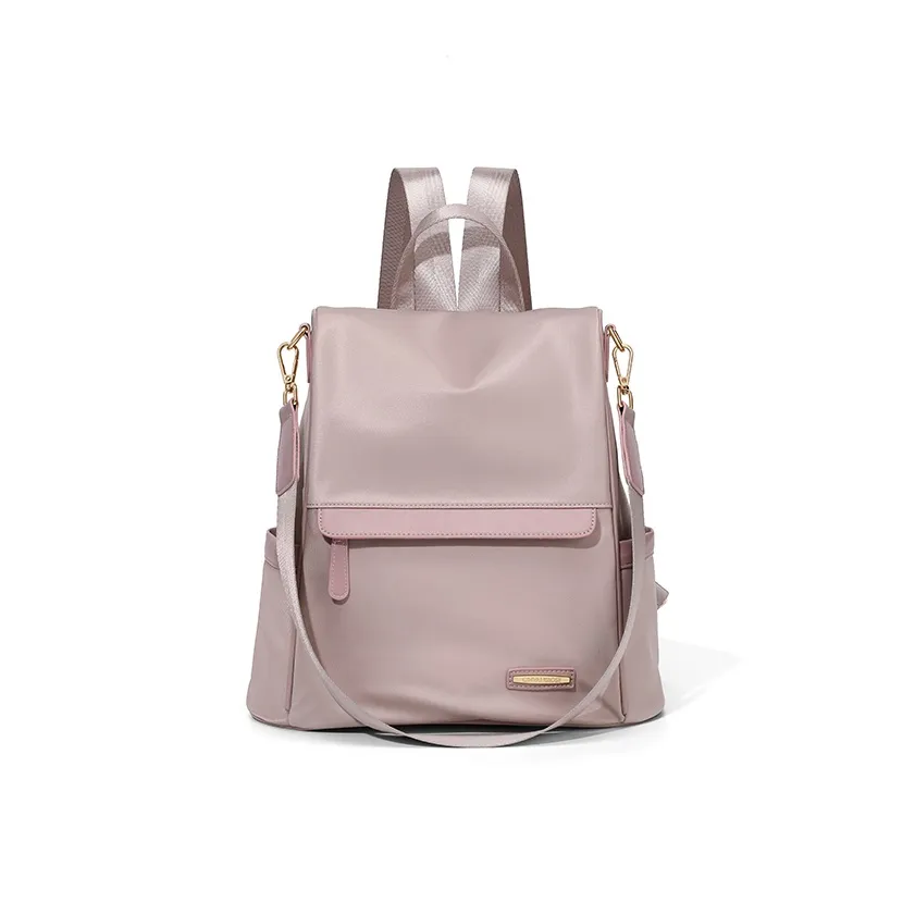 CinvaiKrose Ткань Рюкзак Путешествие Сумка Средний Женский Бежевый Абрикос Черный Розовый Серый