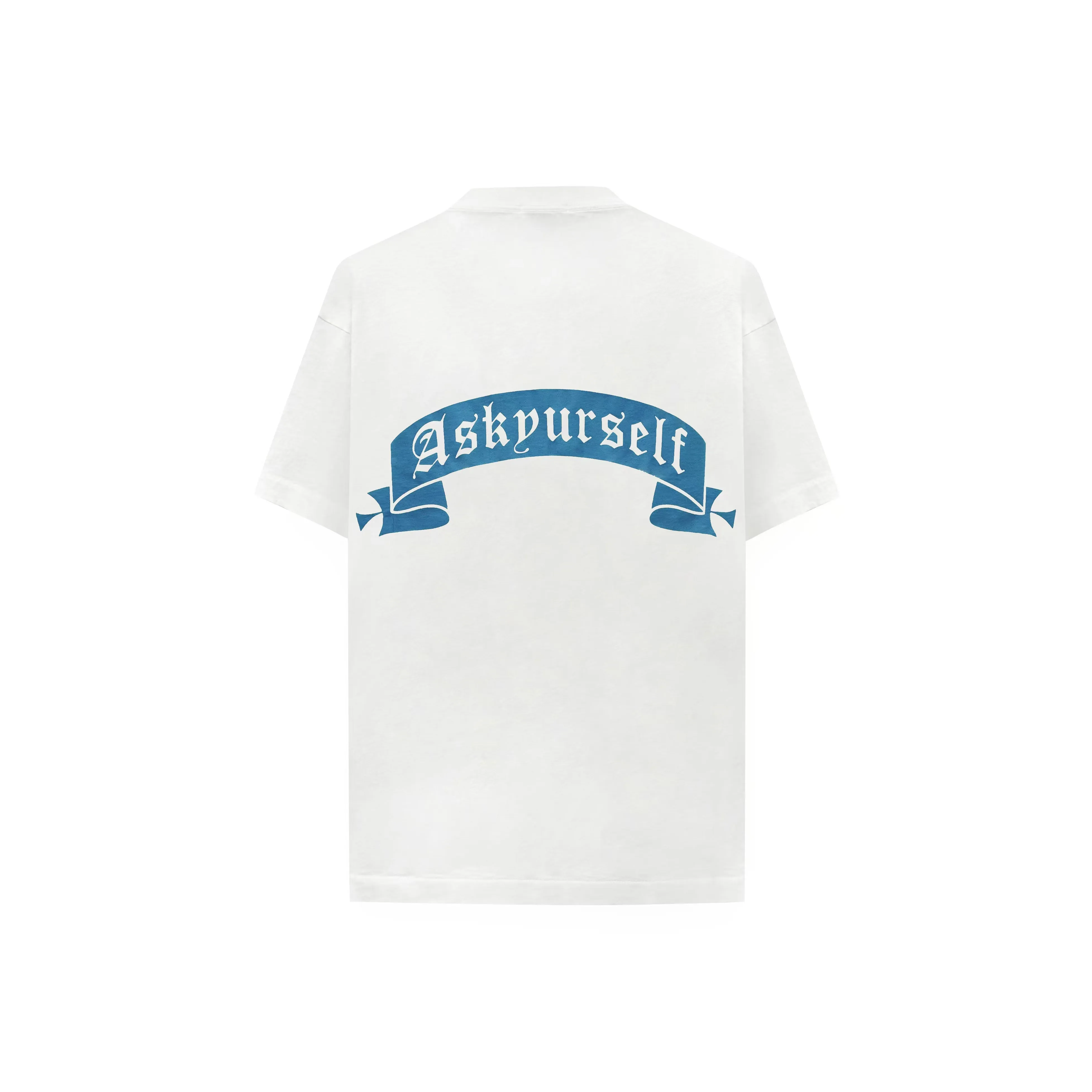Askyurself T-Shirt Унисекс Потертый Белый