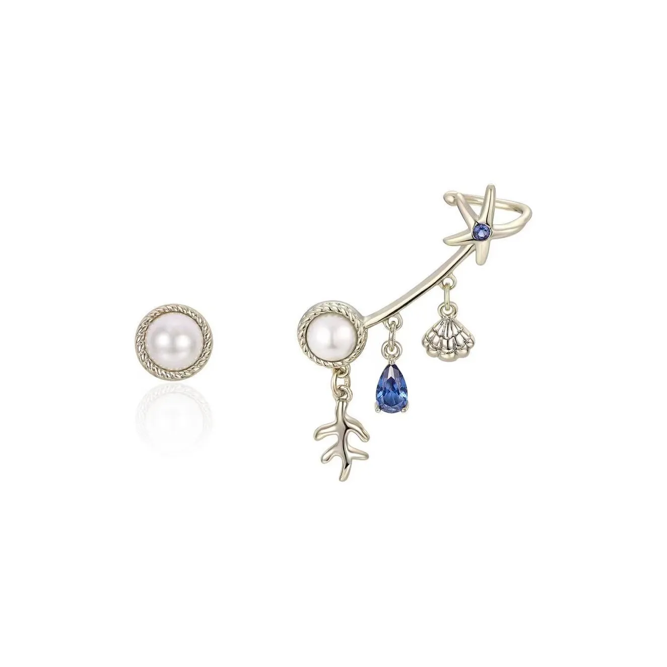 Серьги BLINK DAY с цирконием женские