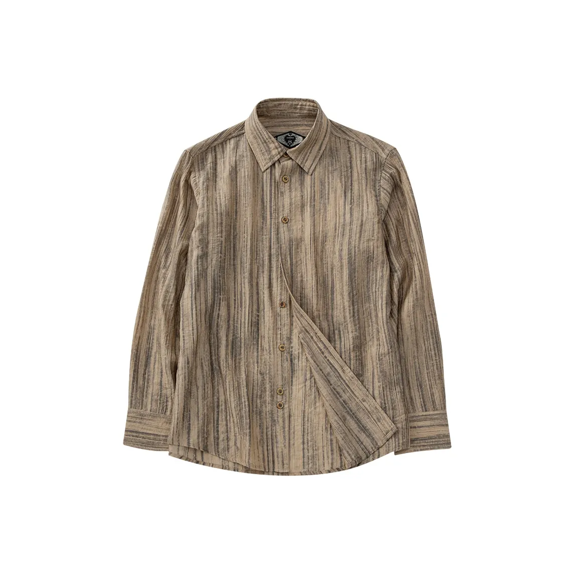 SOARIN YUPPIE Self Restraint Желтый Зеленый Мужская Рубашка