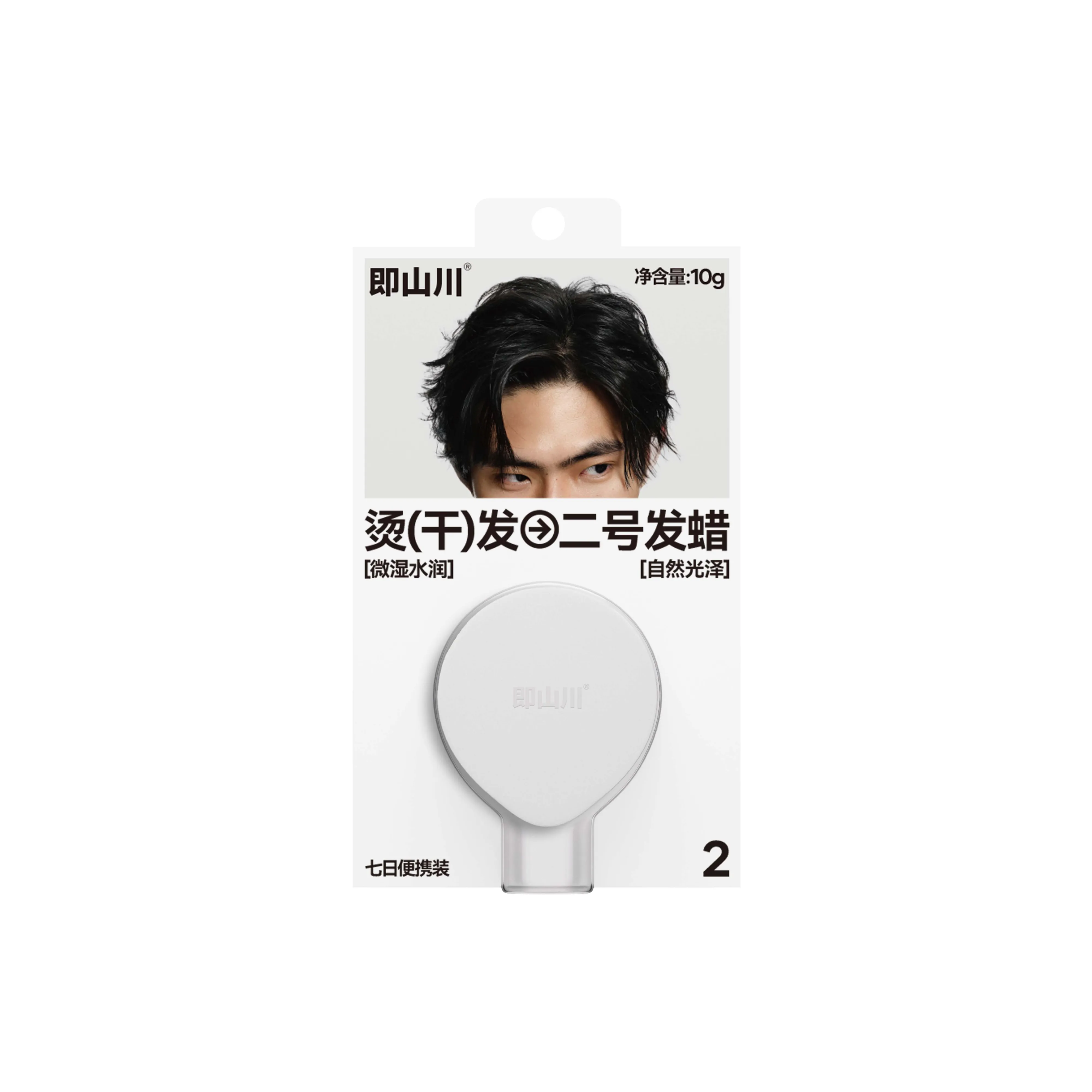 BUFFLAB Emergency Портативный Размер 2 Глянцевый Волосы Парафин Мужской Матовый Хлопок для Натурального Формирования и Объема Стайлинг 10г