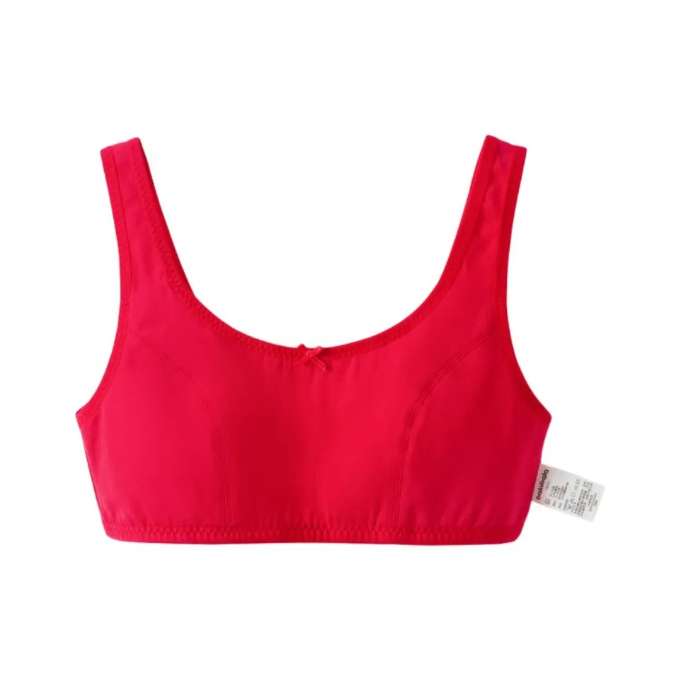 Balabala Однотонный Умеренный Развивающее Нижнее белье Подростки Красный