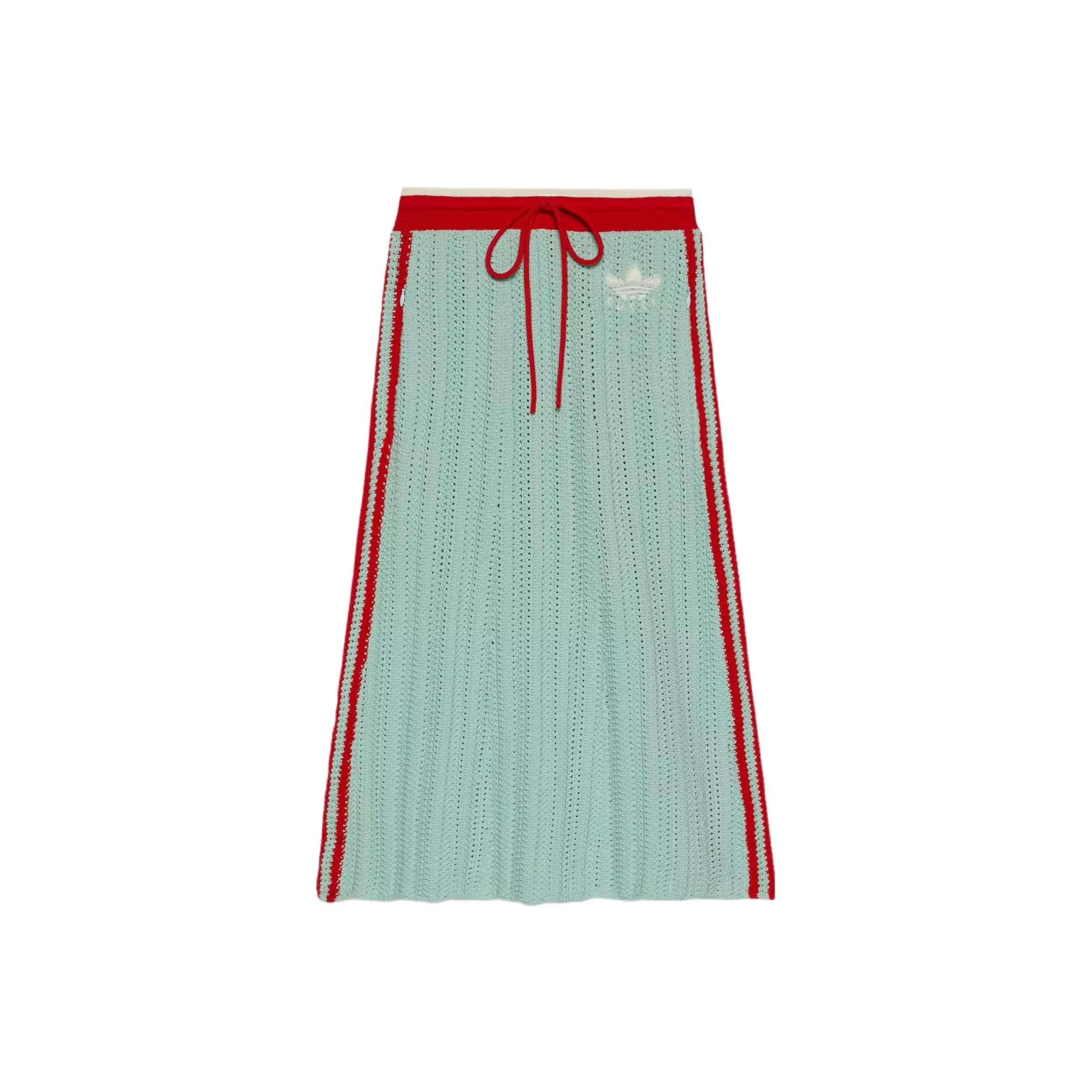 GUCCI x Adidas SS23 Knit Long Skirt Women's Green