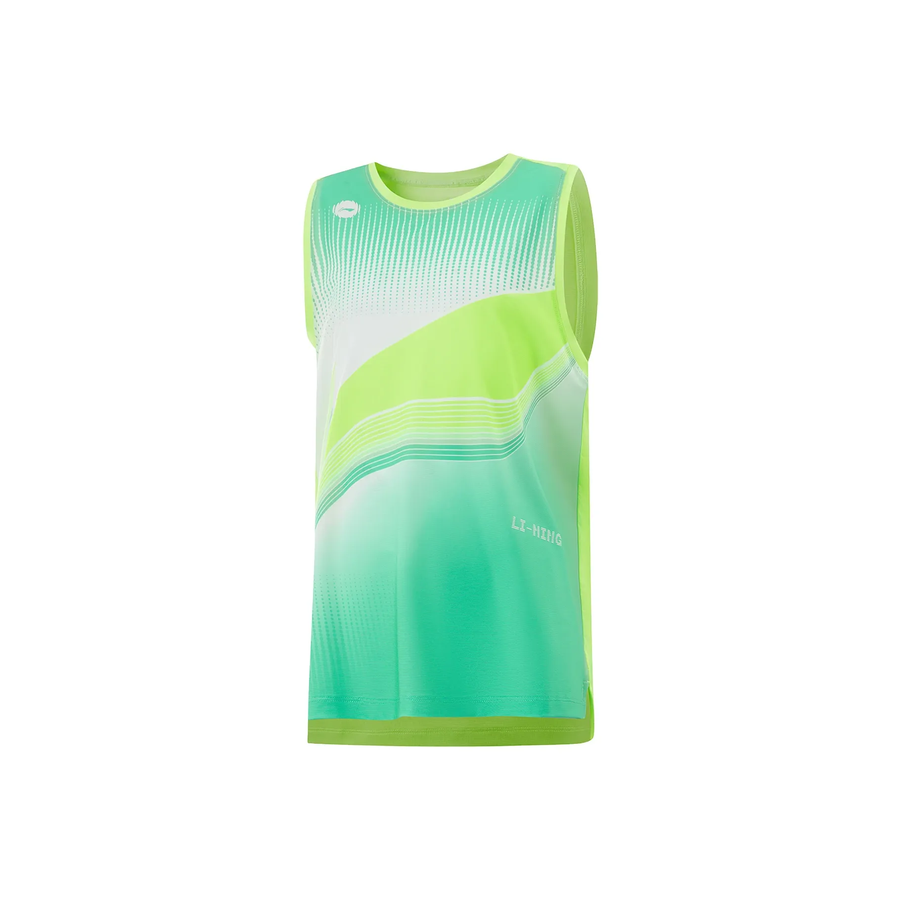 LINING YOUNG Майка Бег SS25 Флуоресцентный Ванильно-зеленый Подростки