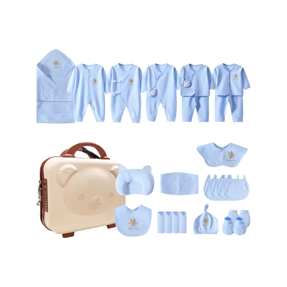 Dis Rabbit Малыш Подарочная коробка Четыре Сезон Синий Новорожденный И Малыш