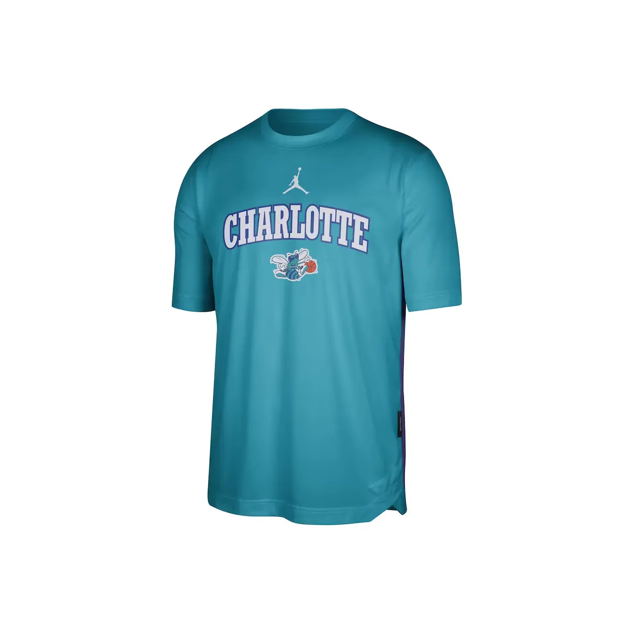 Джордан X NBA Charlotte Hornets T-Shirt Мужской Синий Зеленый
