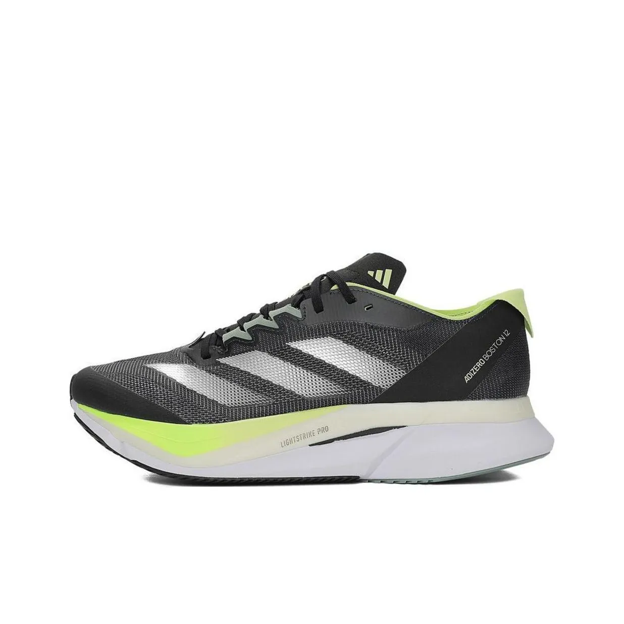 Adidas Adizero Boston 12 Low Топ Детские Беговые Кроссовки Черные