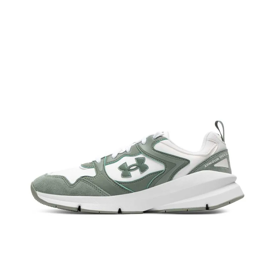 Under Armour Низкий Топ Casual Унисекс Белый Зеленый