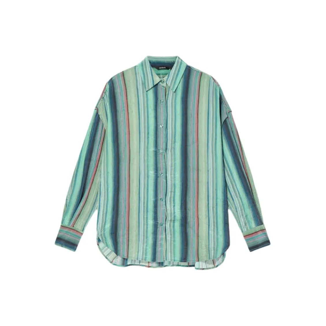 Desigual Женские Рубашки с Зеленым Принтом