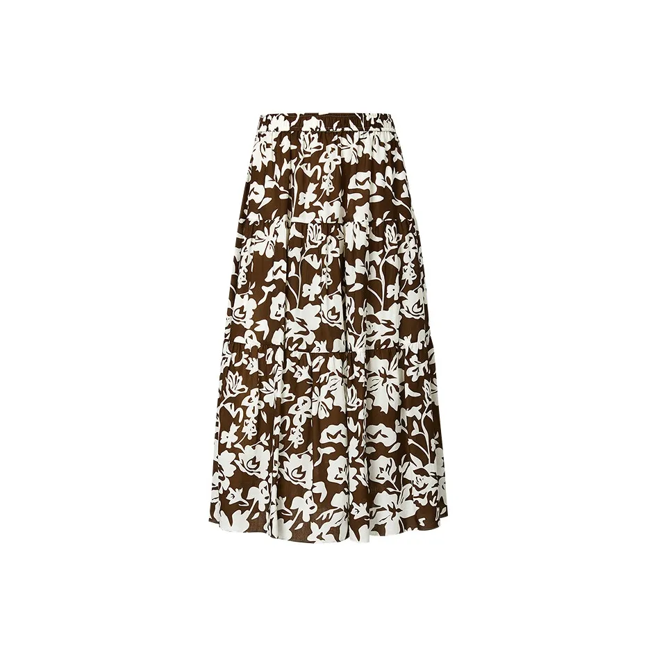 Hopeshow Повседневный Длинный Юбка Женские