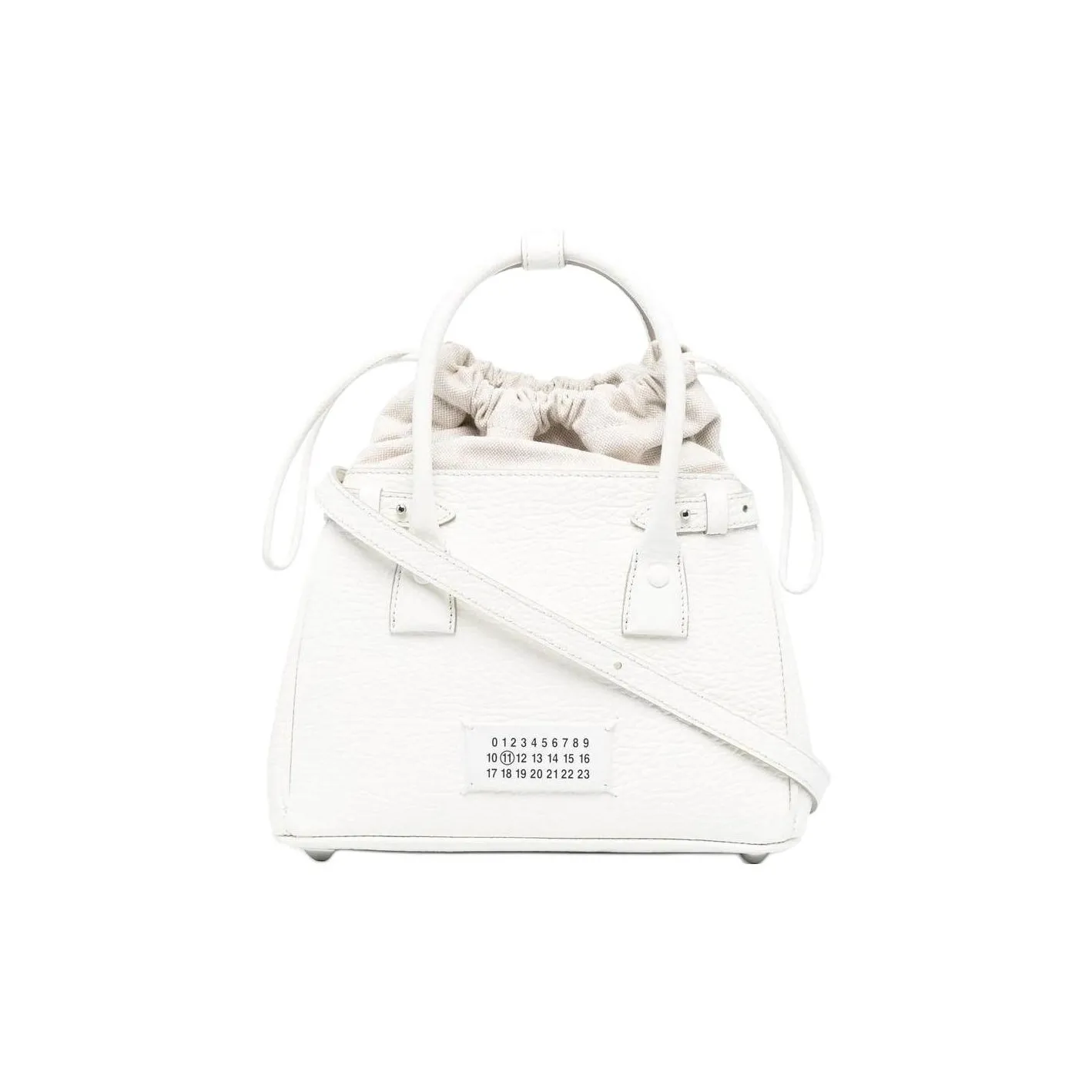 Maison Margiela 5AC Calfskin Shoulder Bag, Crossbody Bag, Handbag Women's White