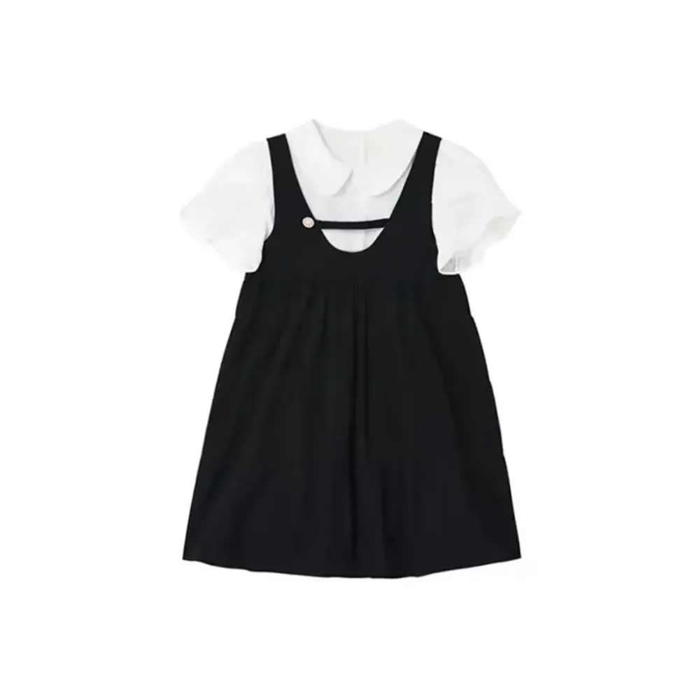 FINDSME GAGA Короткий рукав Платье Женское