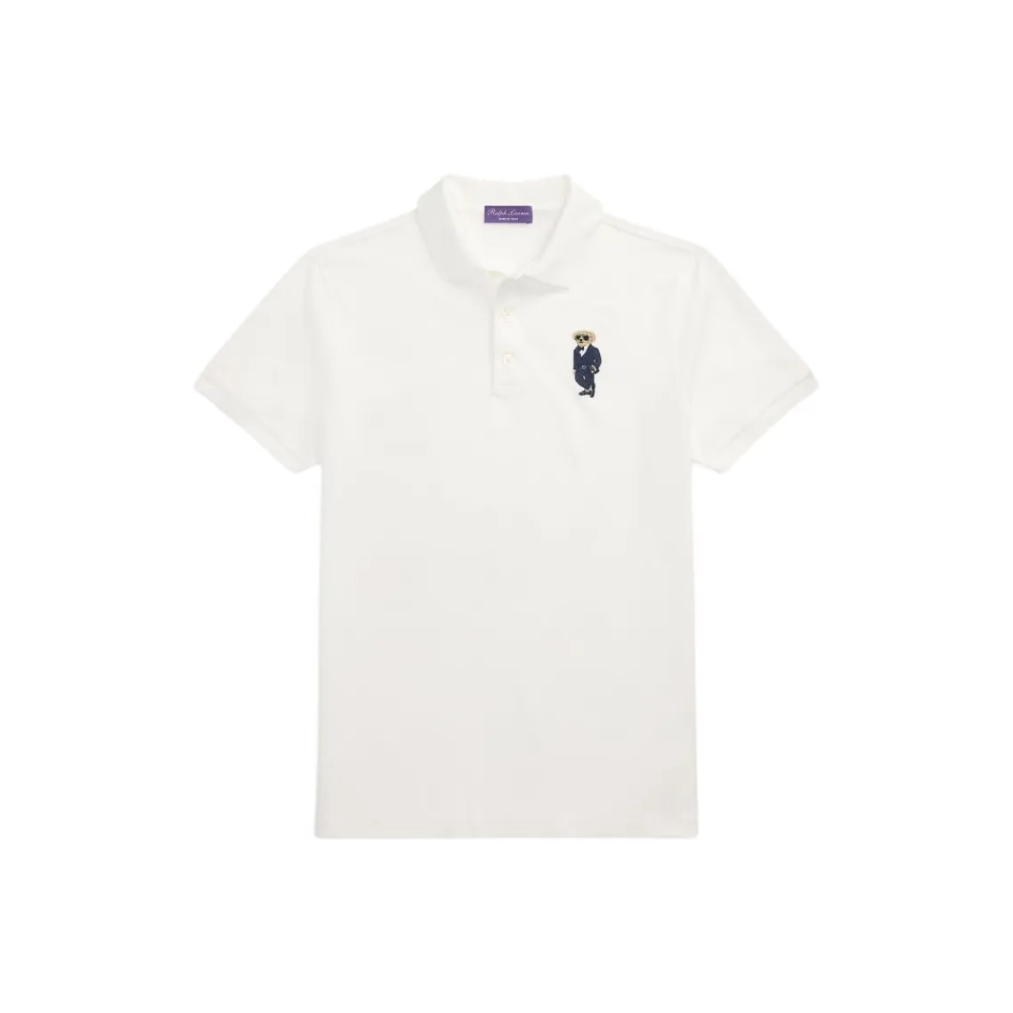 Ralph Lauren Purple Label Embroidered Polo Shirt
