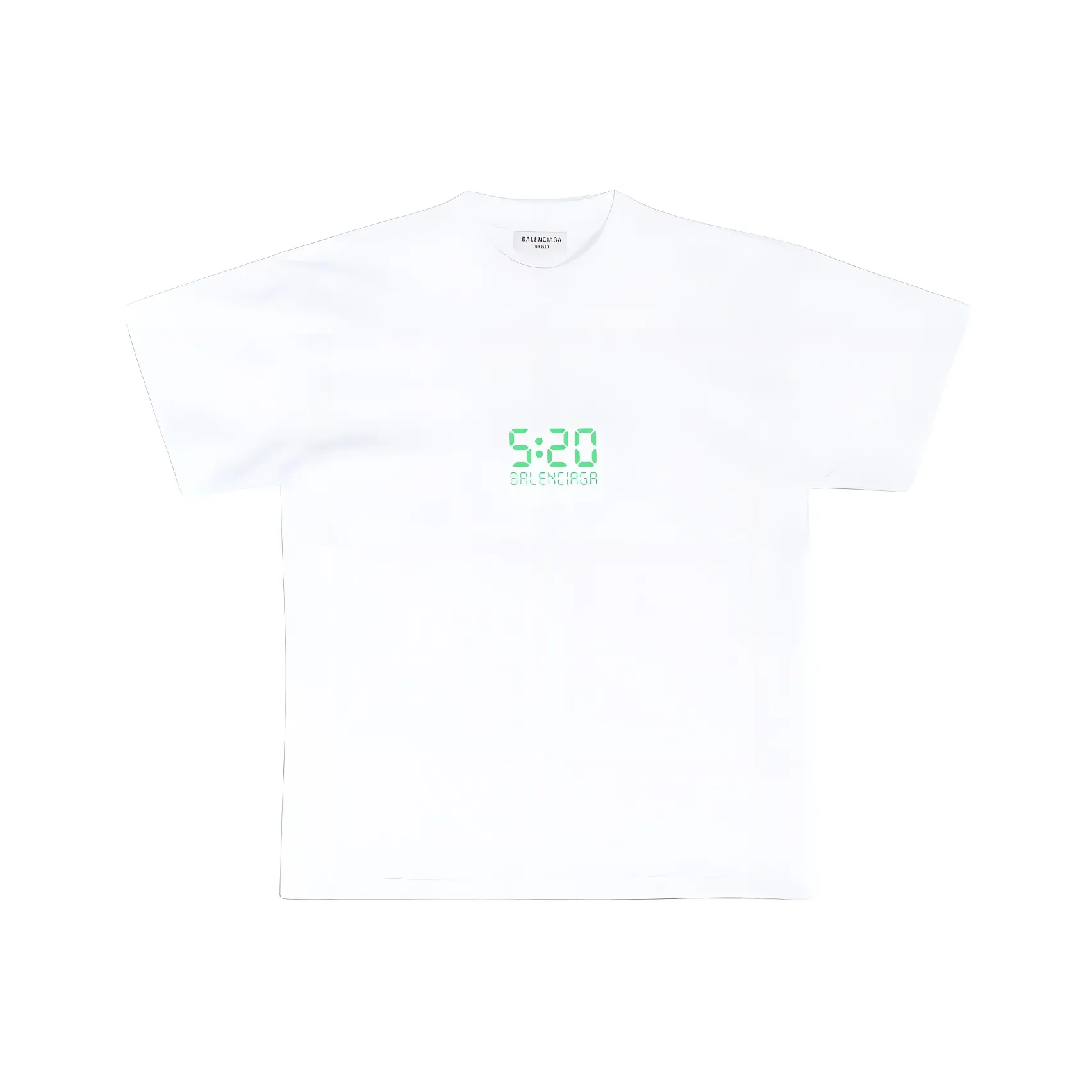 Balenciaga 520 T Рубашка Свободный крой Женская Белая