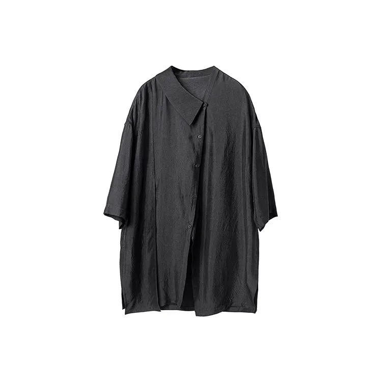 HUANXIANGZHE Рубашка Унисекс Черная