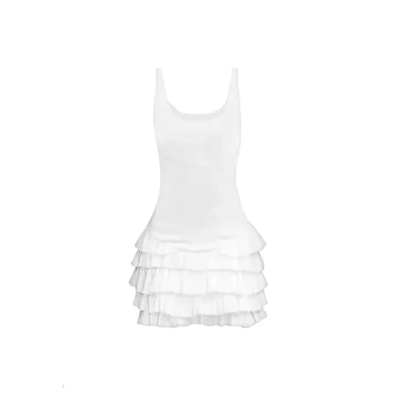 AURORA MUSE Slip Dresses Women's White