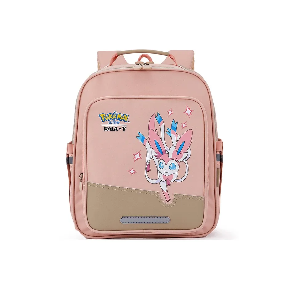 KALA·Y Покемон Коллаборация Ткань Синтетическая кожа Студенческая сумка Детская