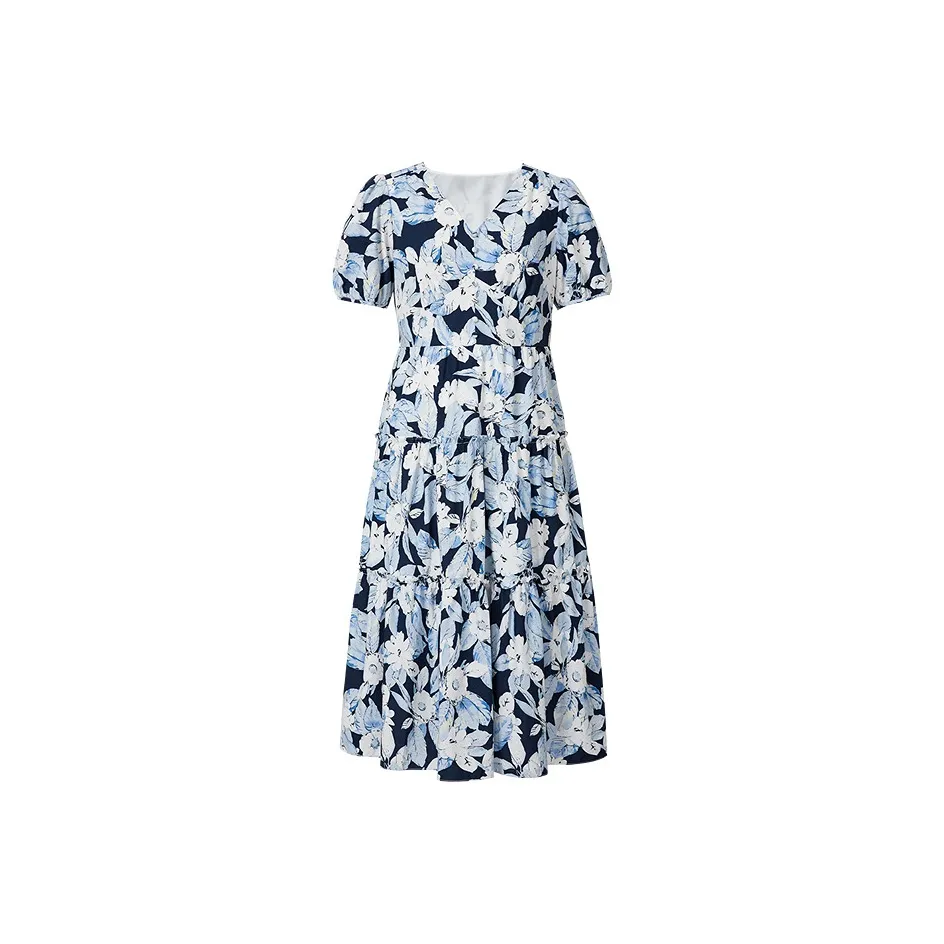 Hopeshow Короткий рукав Платье Женское