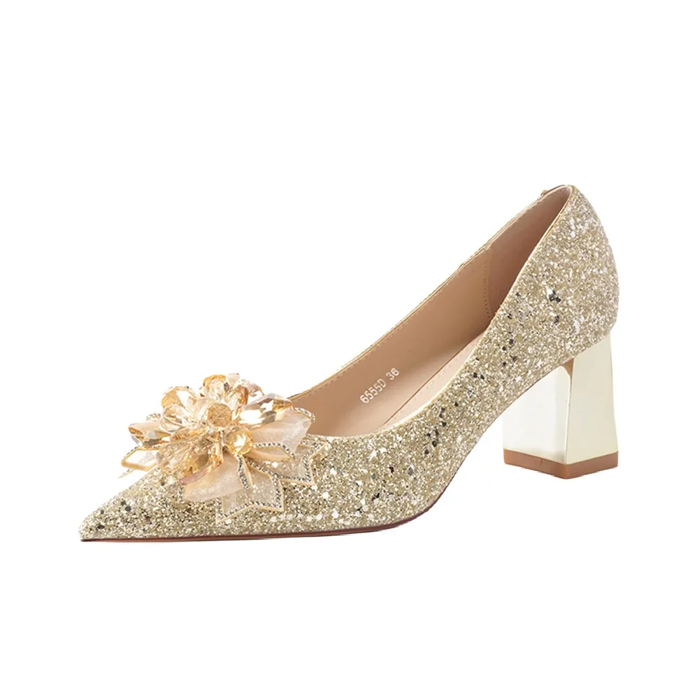 MADALLO High Heels Women's Champagne/Mercury