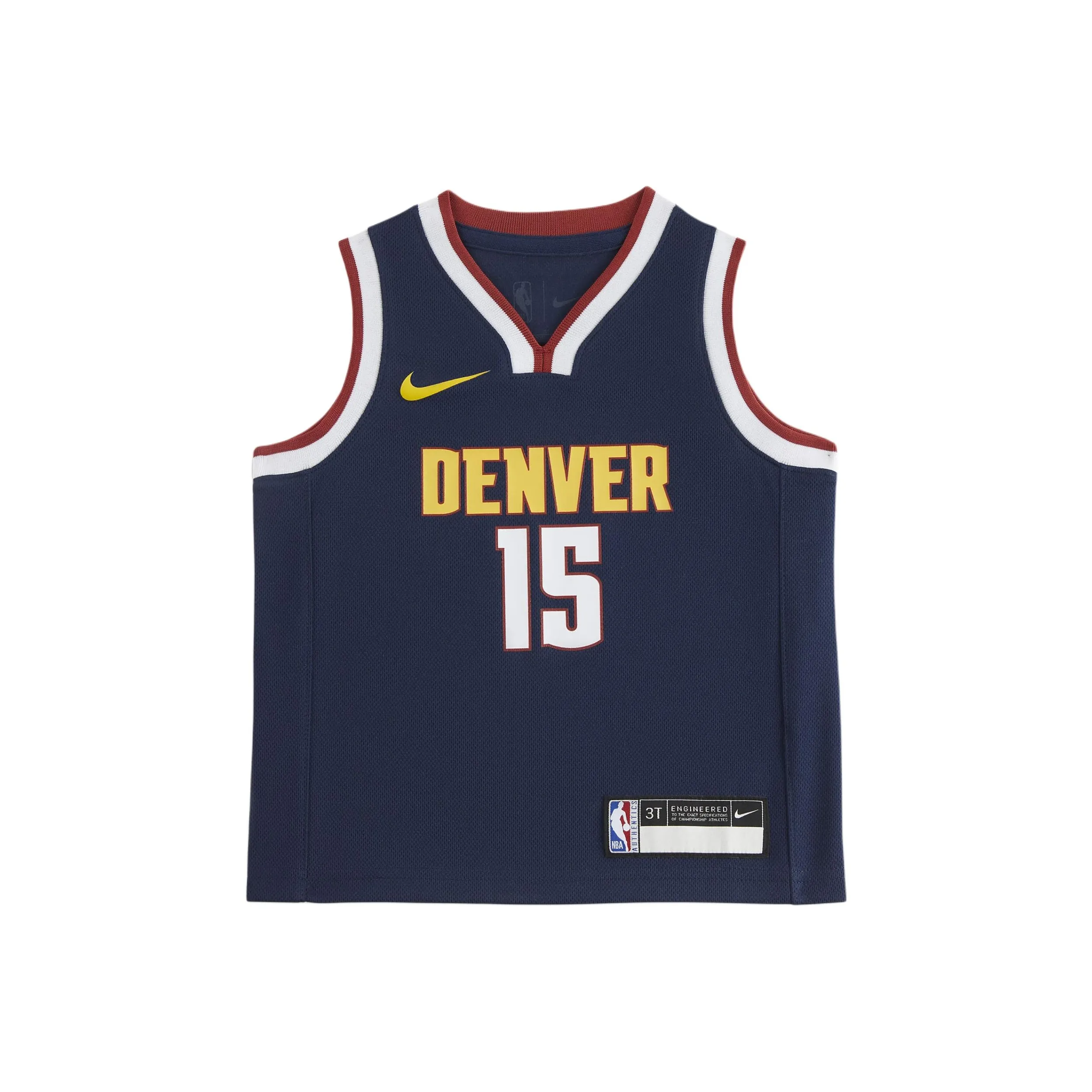 Nike x NBA Майка 2024 Сезон Denver Nuggets Никола Йокич Icon Edition Университетский Темно-синий Infant And Toddler
