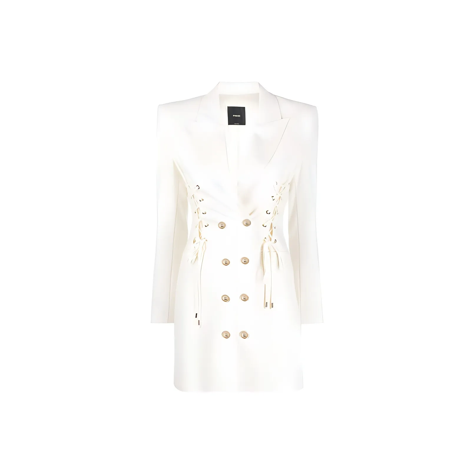 PINKO SS23 Long Sleeved Dress Women's White