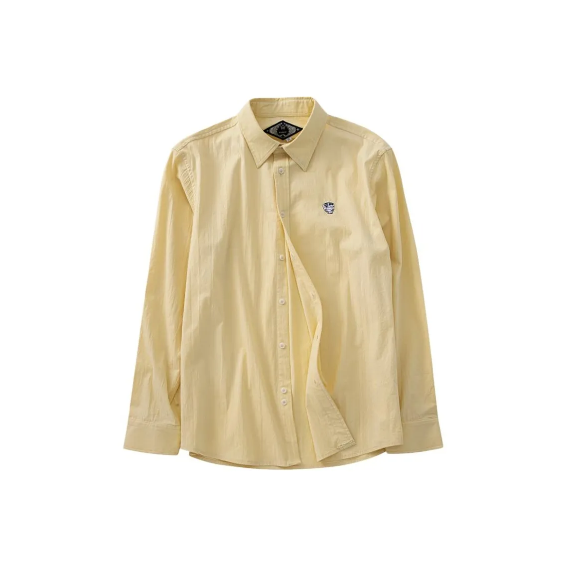 SOARIN YUPPIE Твердый Желтый Мужские Рубашки