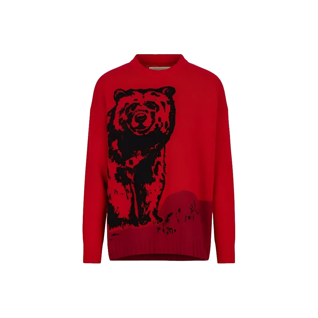EMPORIO ARMANI Sustainable Collection Sweaters Men's Red