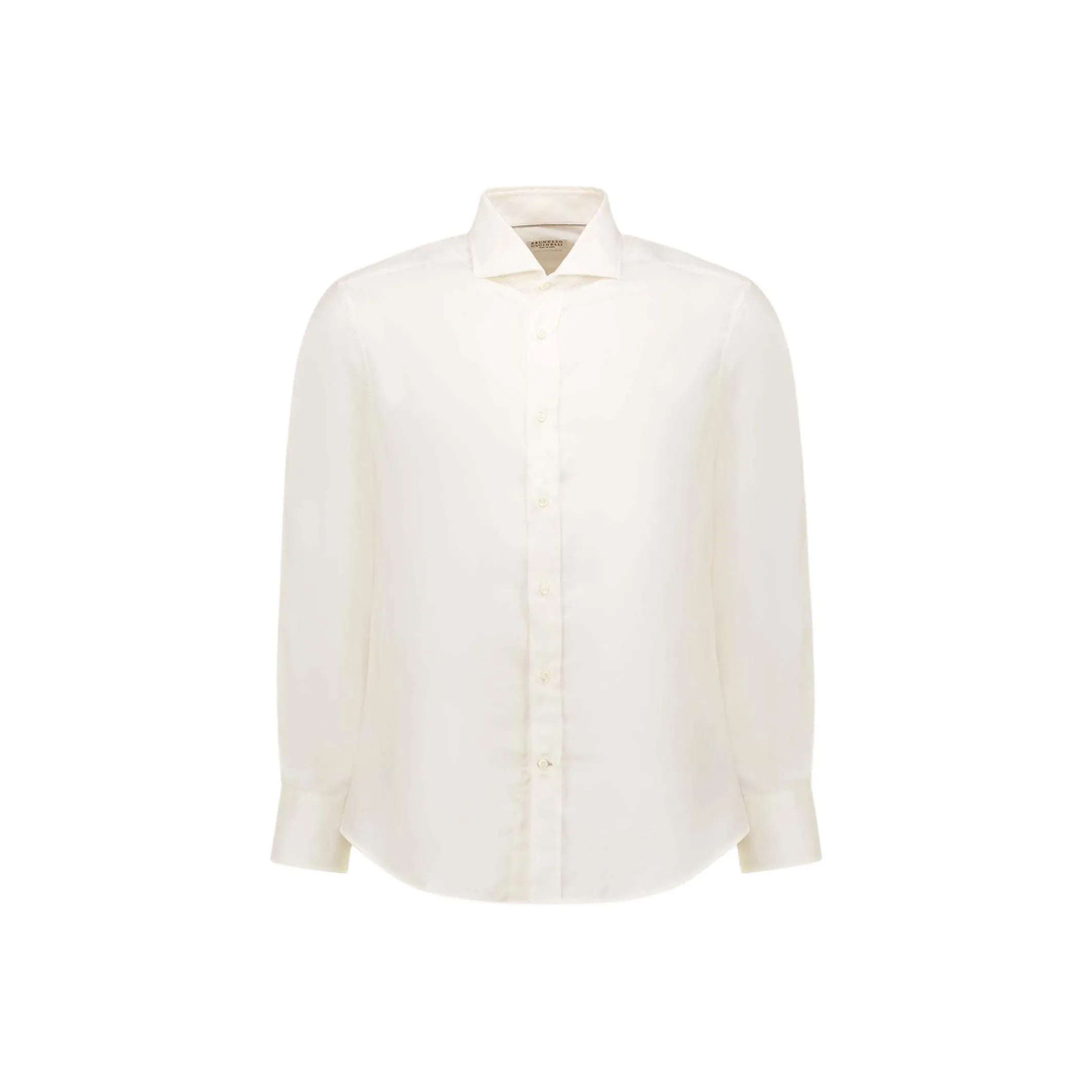 Brunello Cucinelli Plain Long Sleeved Buttoned Shirt