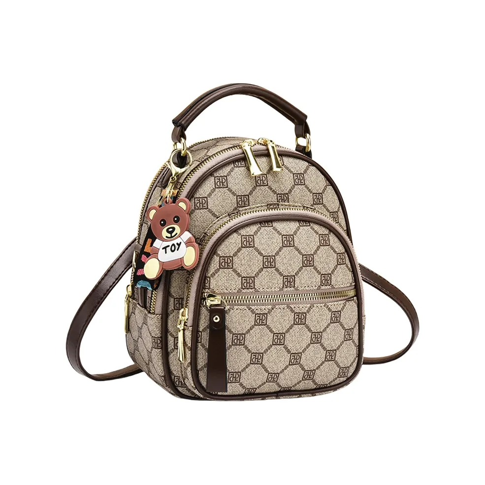 Three Ducklings ПУ (полиуретан) Рюкзак Стандартный Женский Многоцветный