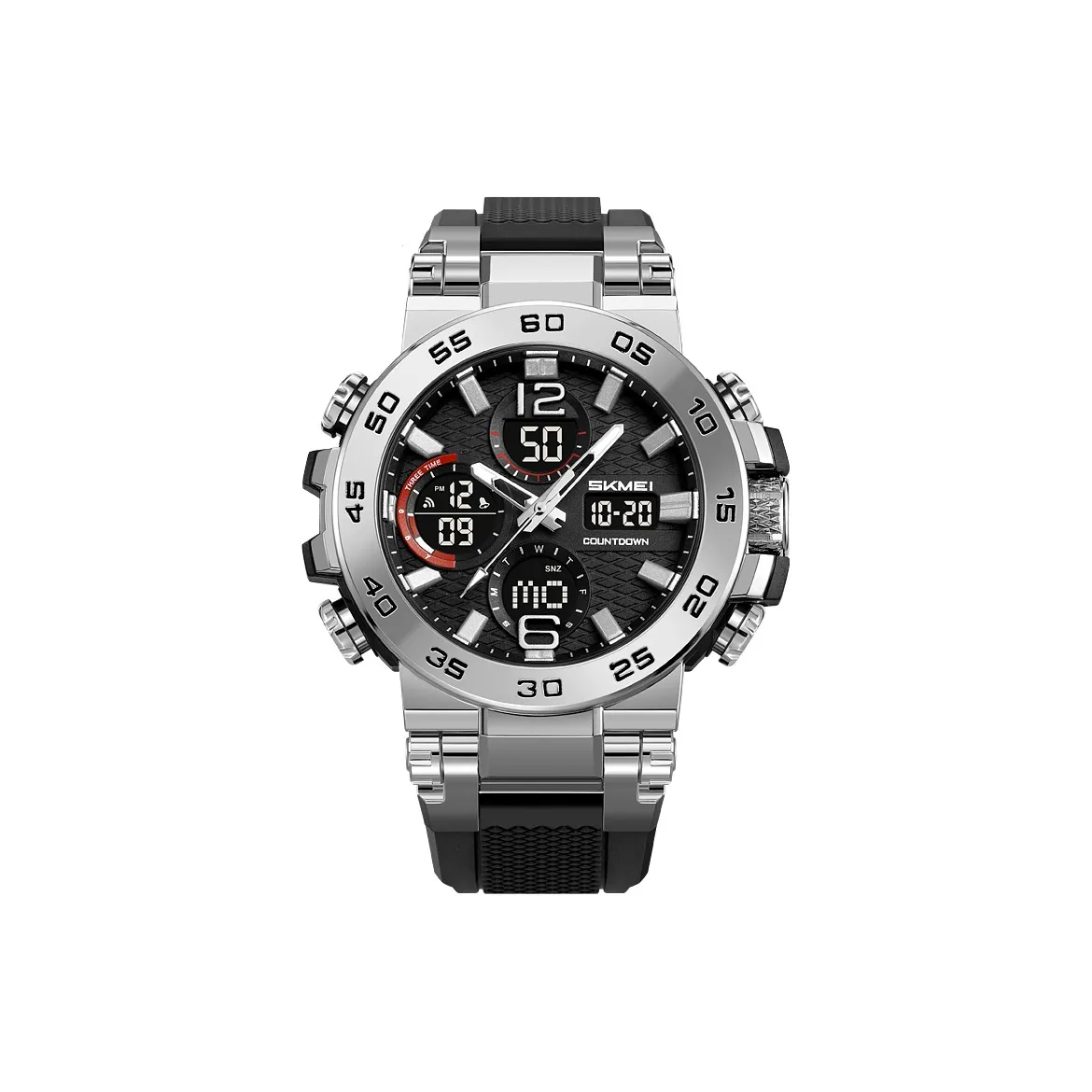 SKMEI Электронные Механические Часы Унисекс Черный Циферблат