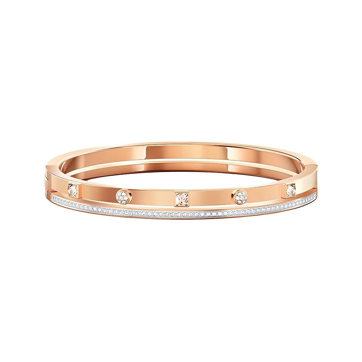 Swarovski Swarovski Crystal Bangles Women's Rose Gold
