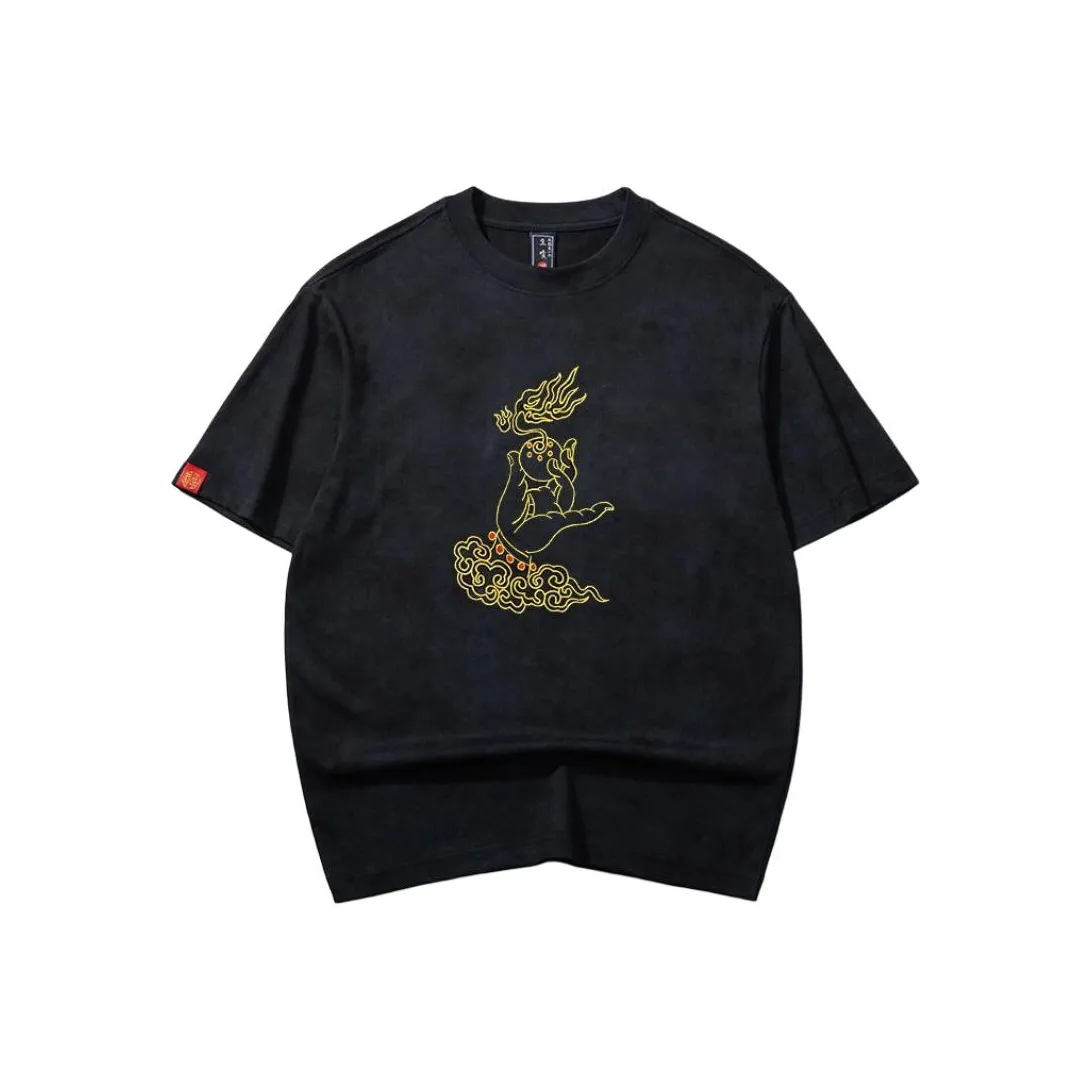 PANDA ADEVIL Черные Мужские T-Рубашки