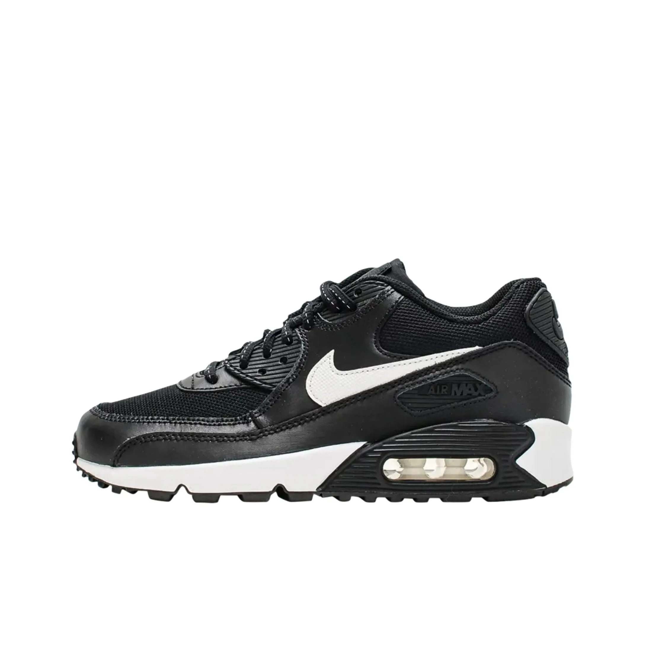 Nike Air Max 90 Low Топ Kids Lifestyle Shoes Черный Подростки
