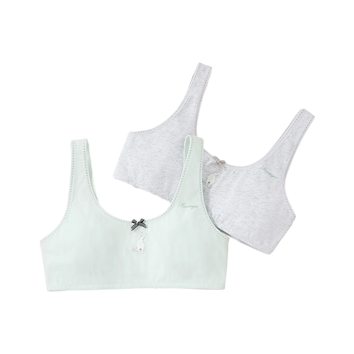 Montagut Развитие Трусы для малышей 2 упаковки Светло-зеленый + Светло-серый Фотиния 2 упаковки