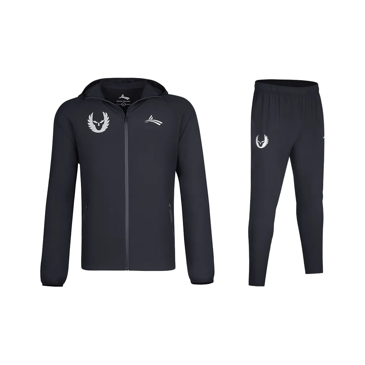 Volanti Oregon Бег Одежда Sets Унисекс Черный