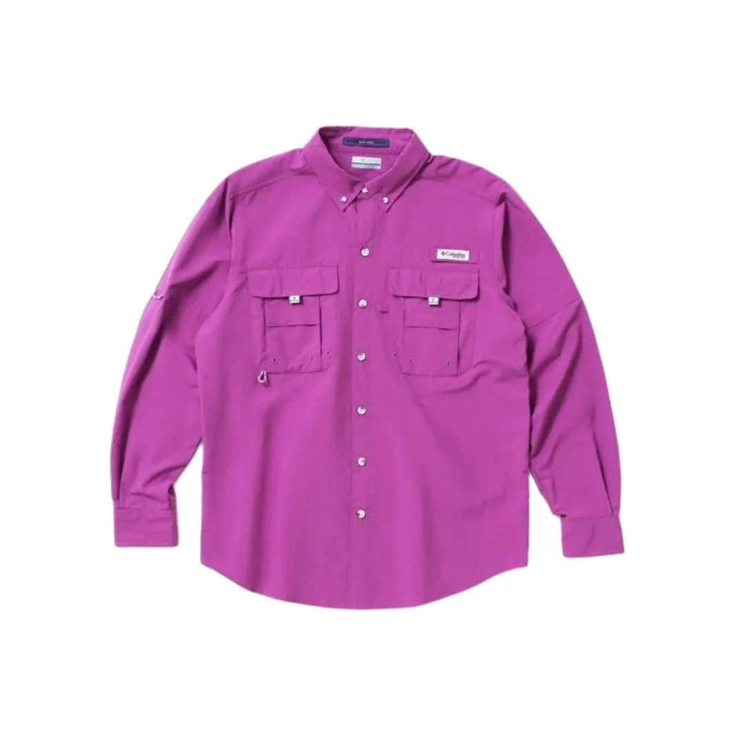 Коллаборация Columbia SS25 Рубашка Унисекс Фиолетовая