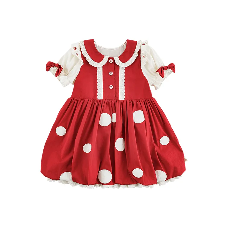 YOEHYAUL Платье красное для детей 3-7 лет