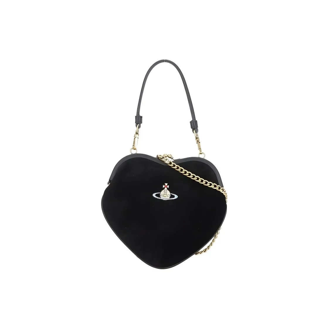 Vivienne Westwood Хлопок Одно Плечо Сумка Женская Черная