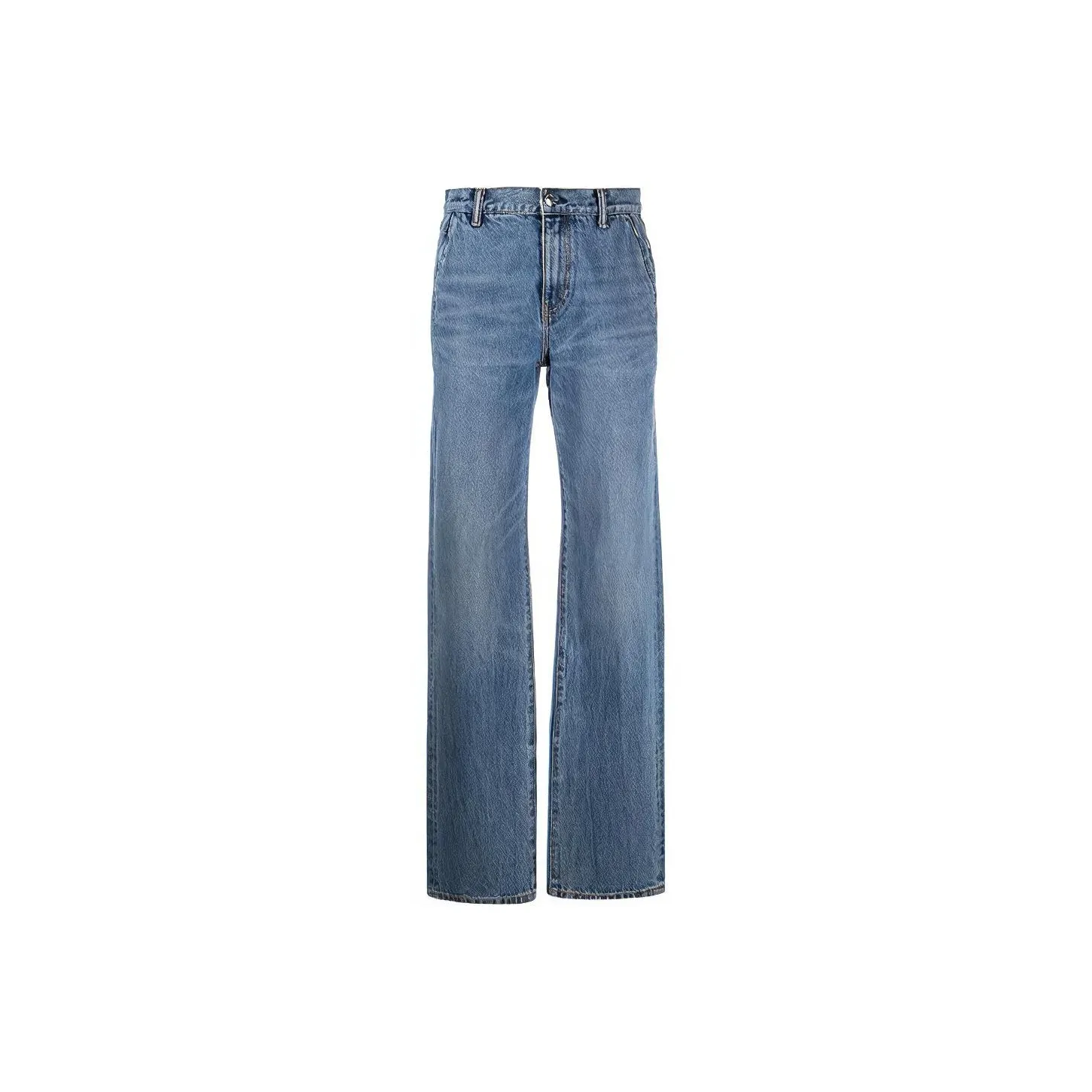 Alexander Wang Logo patch Cropped Jeans