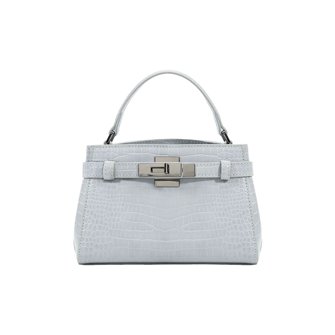 Jade En Plus ПУ (полиуретан) Сумка Средний Женская Чистая Вода Голубой Нежно-Розовый Элегантный Черный Мягкий Белый