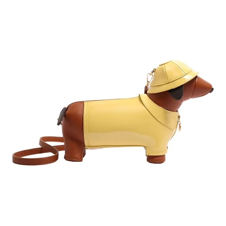 VIHUS ПУ (полиуретан) Сумка через плечо Сумка на плечо Женская Желтая Такса