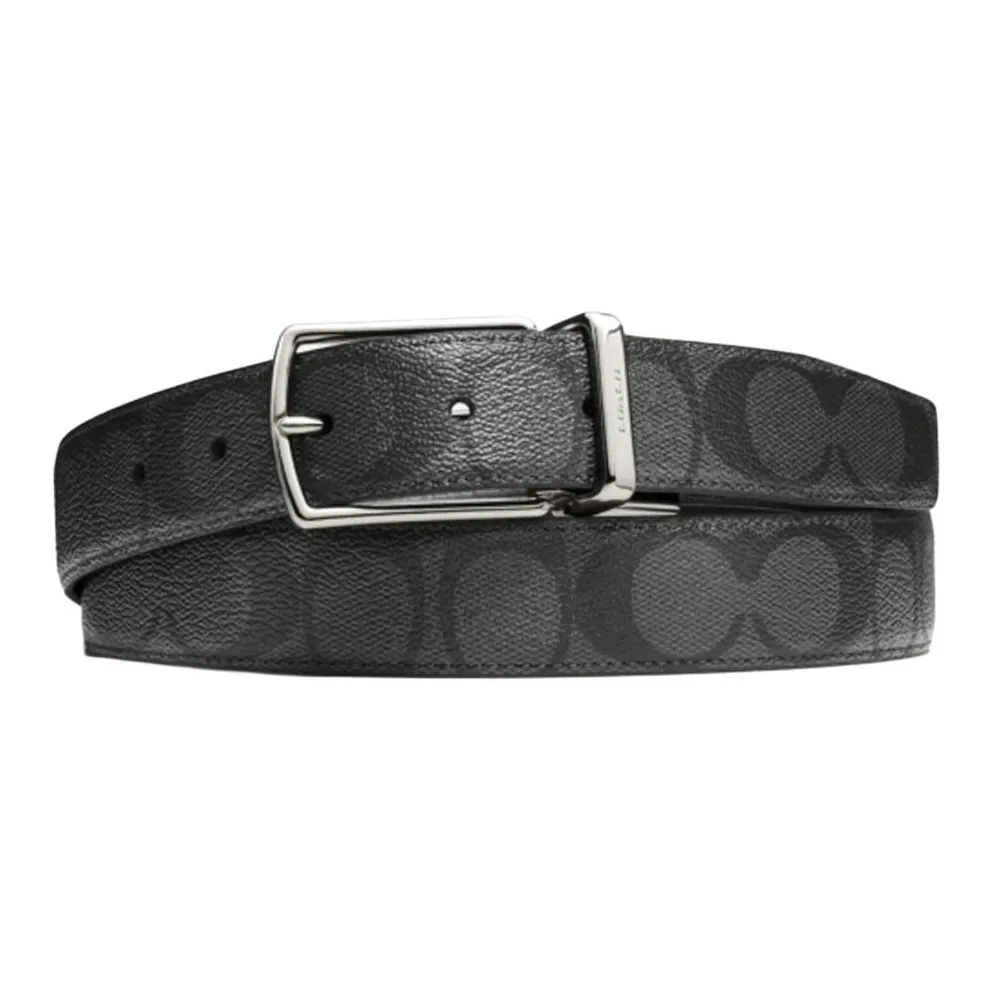 COACH Men's Modern Harness Buckle Cut To Size Reversible Belt