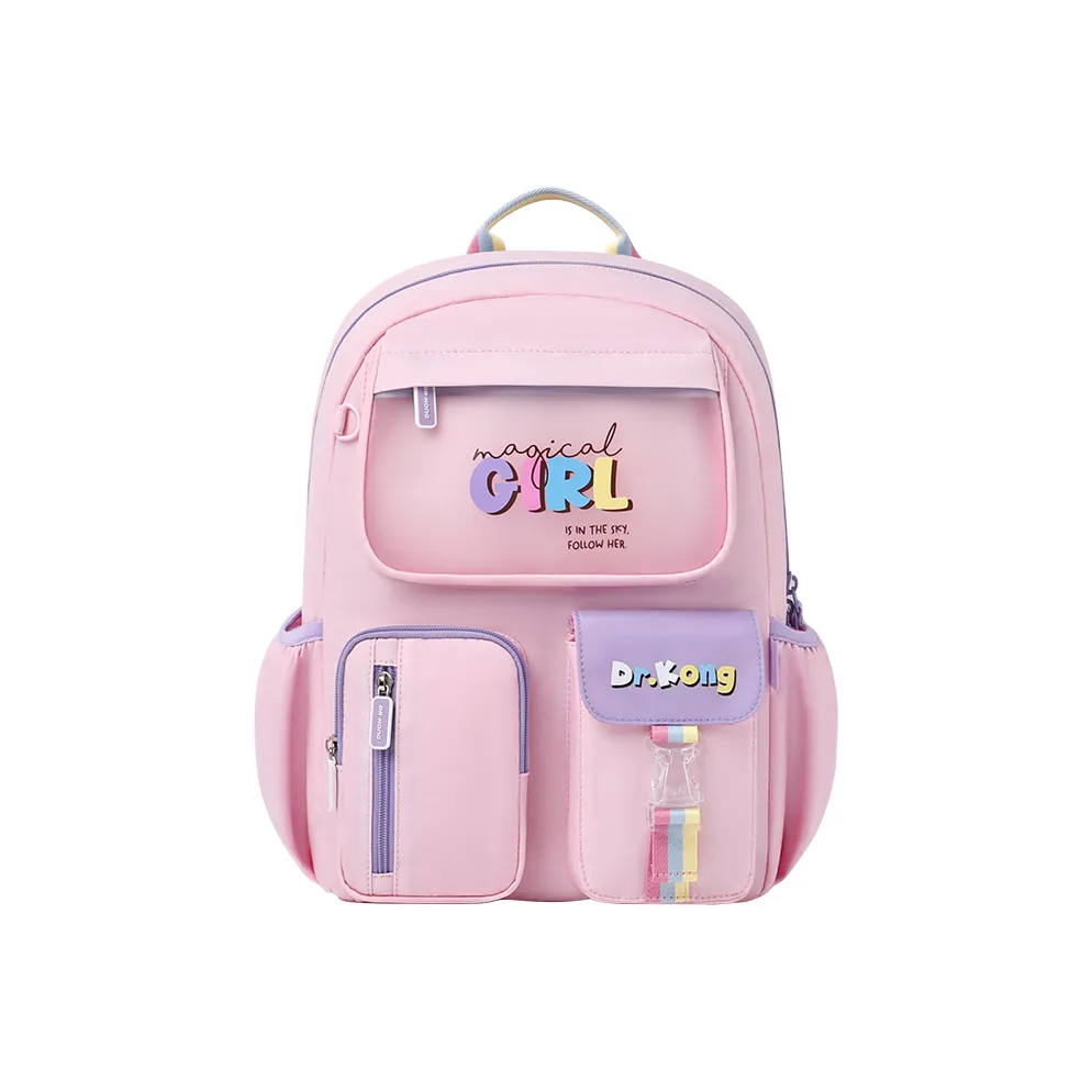 DR.KONG Полиэстер+ПУ (полиуретан) Kids Сумка Маленькая Детская Розовая