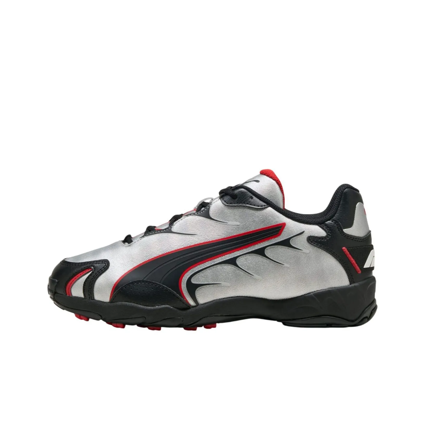 PUMA Inhale Shock Absorbers Slip-resistant Abrasion-resistant Low Top Беговые кроссовки Unisex Silver Black