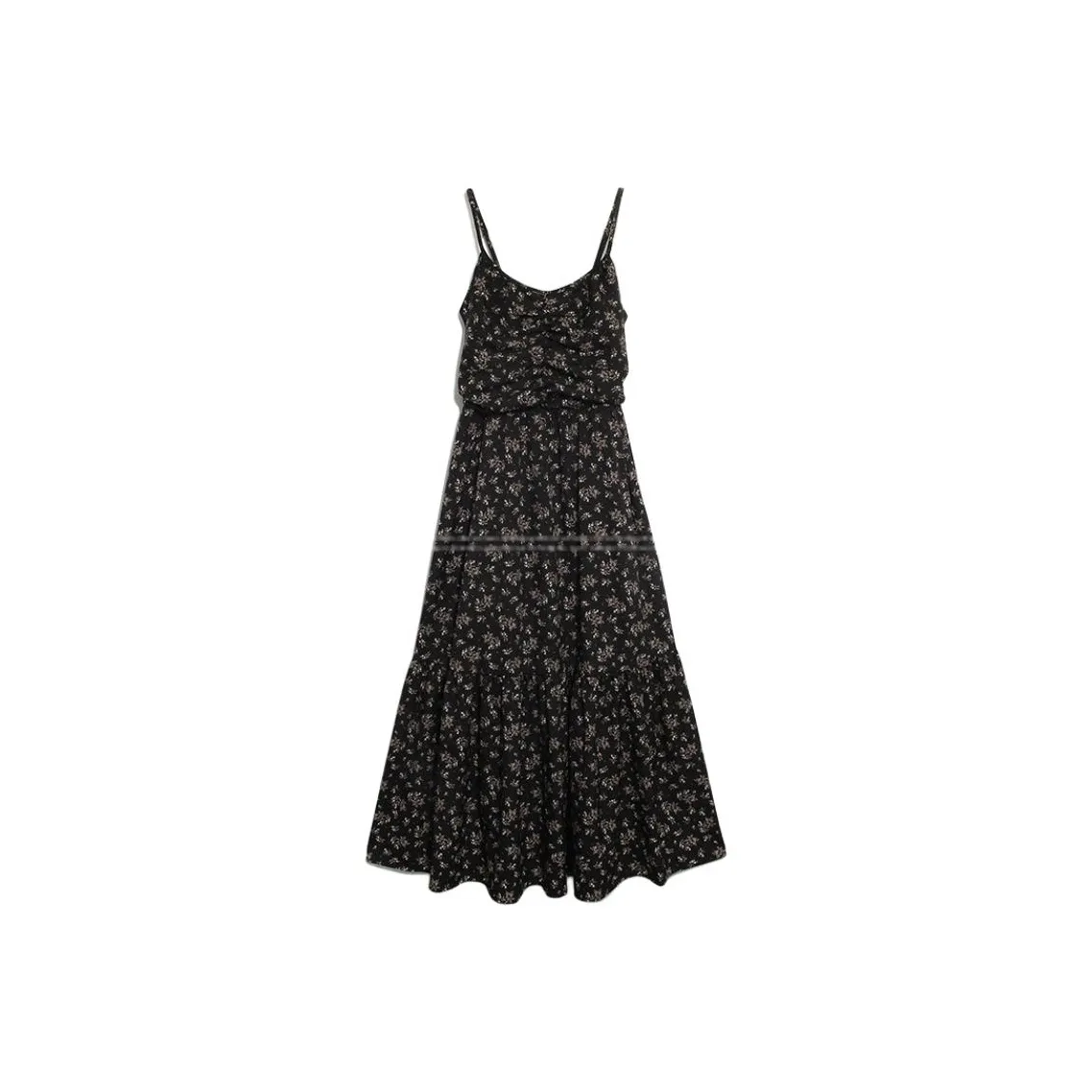 MITX Черный с белым Цветочный Женские Слиплатья