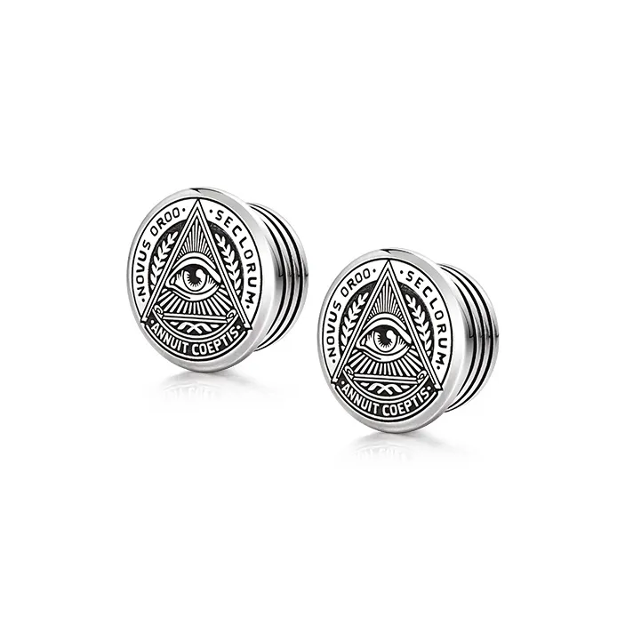IDEAGEMER 925 Sterling Silver Clip On Earrings Men's