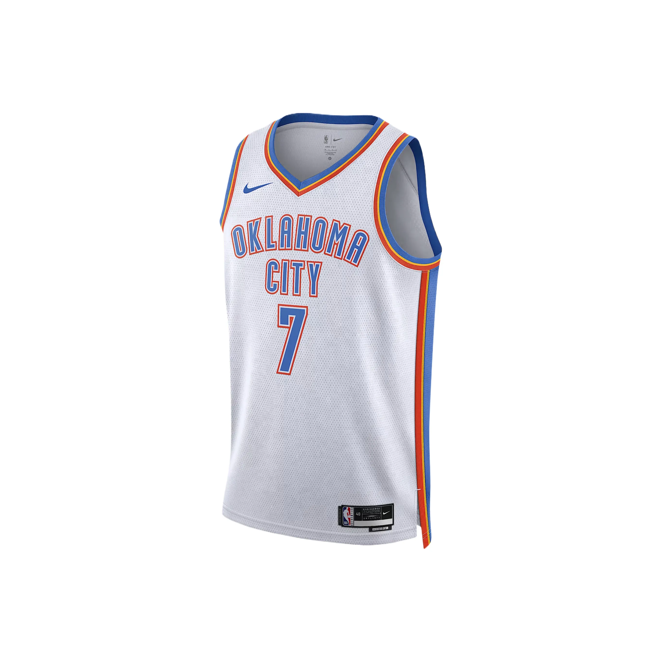 Nike Dri Fit NBA SS25 Баскетбольная Джерси Мужская Белая