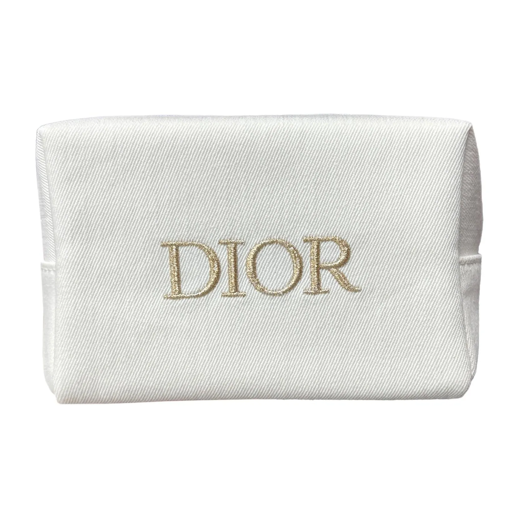 DIOR Минимализм и модерн Классический Принт Деним Ткань Белый Косметички Портативный 18*9*11 см